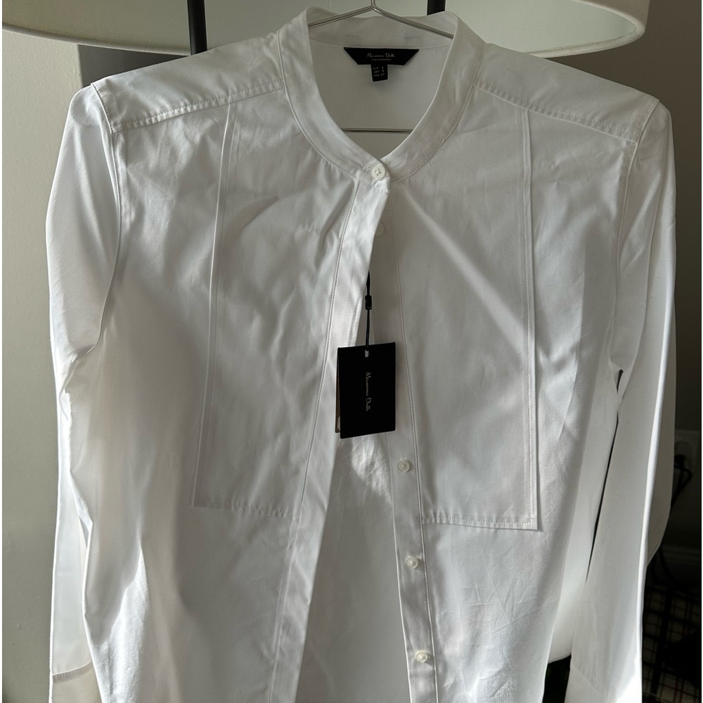 White Massimo Dutti Blouse